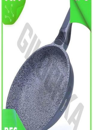 Ve сковорода fissman prestige 26см new version антипригарная greblon c3 для жарки и тушения с бакелито n6w_ver