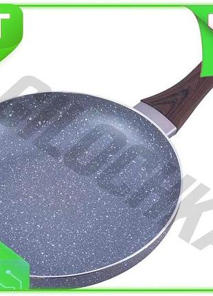 Ve сковорода kamille с антипригарным new version покрытием ilag 24см для жарки и тушения кованый алюми n6w_ver