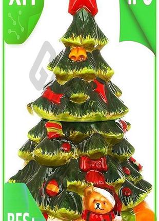 Ve банка для новогодних сладостей new version елочка 36см керамика для печенья и конфет ёлочная посуда n6w_ver