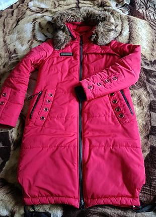 Пальто куртка женская зимняя пуховик