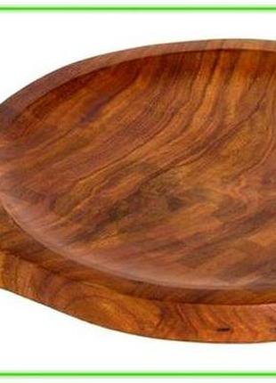 Ve деревянная доска для пиццы new version empire круглая с ручкой 255мм для нарезки и подачи пиццы под n6w_ver