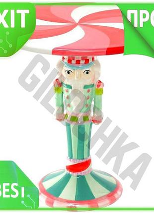 Ve подставка для торта щелкунчик new version керамика мятный леденец для праздников и подарков новогод n6w_ver