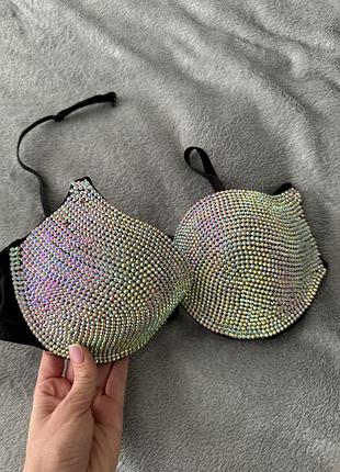 Лиф от купальника в стразах