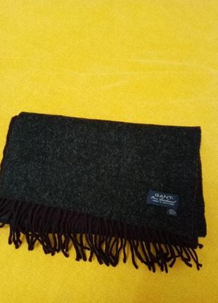 Роскошный шарф из чистой шерсти, шикарного бренда!