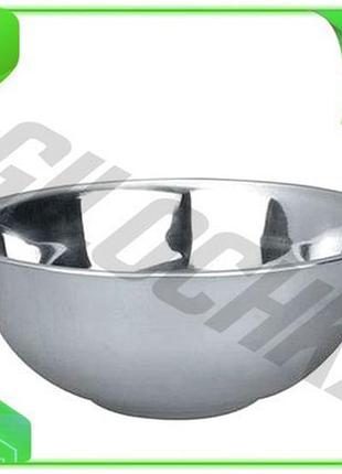 Ve миска bowl classic из new version нержавеющей стали 1л для салатов и замеса теста кухонная посуда ø n6w_ver