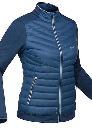 Жіноча гібридна кофта wedze поєднання кофти та пуховки розмір : пише м , краще на s