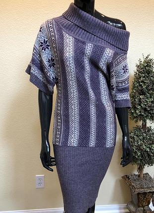 Женское вязаное платье свитер victoria’s secret, размер s/m