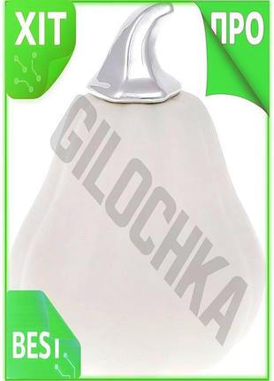 Ve порцелянова фігурка тиковка білий new version глянець зі сріблом для декору інтер'єру статуетка сув n6w_ver