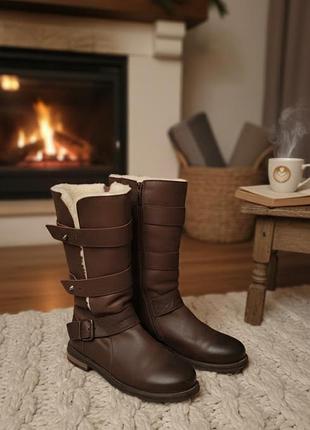 🤎 стильные байкерские сапоги от paolo conte размер 41