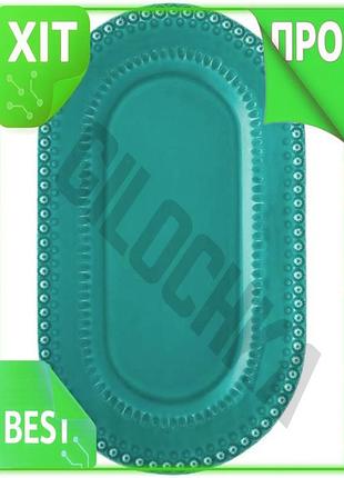 Ve блюдо овальное bordallo pinheiro new version керамическое 450х265мм для сервировки стола бирюзовое n6w_ver