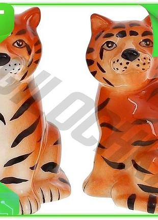 Ve декоративна керамічна фігурка тигреня new version 7см animal world для дому чи офісу сувенір для ко n6w_ver