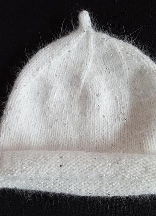 Шапка шапка, шапка-докер, шапка бини с хвостиком