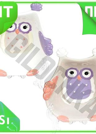 Ve набір 6 піал owl new version family кераміка 150мл для сервірування столу посуд для кухні сови n6w_ver