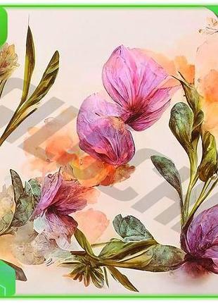 Ve набор сервировочных салфеток 12 new version шт floral подтарельники из полипропилена для стола плей n6w_ver