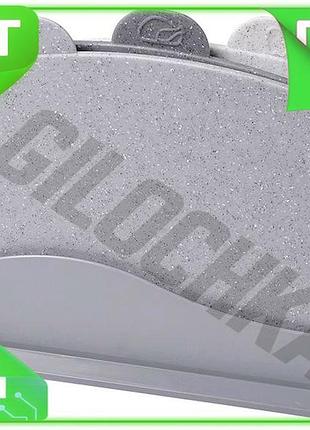 Ve набір обробних дощок fissman new version 3 овальні на підставці для кухні сірі для нарізки м'яса та n6w_ver