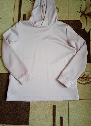 Пудровая худи 46-48 разм