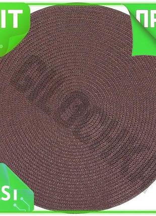 Ve набір килимків сервіровок casual new version 4 шт коричневий мокко плеймати для столу подтарельники n6w_ver