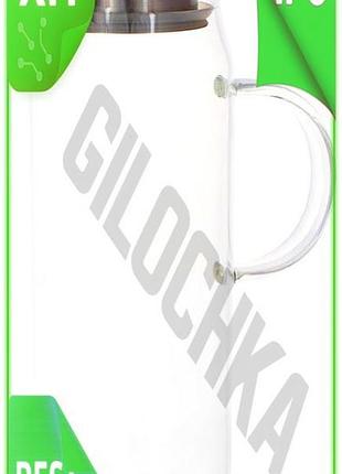 Ve глек скляний lorenza 1500мл new version з бамбуковою кришкою для напоїв фільтр для соків та лимонад n6w_ver