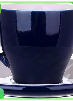 Ve чайно-кофейный набор belle 6 new version чашек 200мл фарфоровые для 6 персон сервиз для чая и кофе n6w_ver