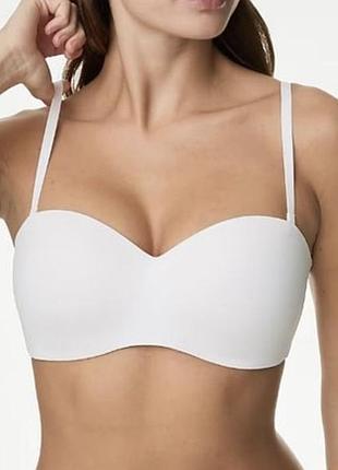 Бюстгалтер бандо балконет безшовний m&s 80d