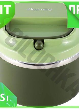 Ve ланч-бокс kamille 1000мл контейнер new version для нержавіючої сталі зелений судок для обіду n6w_ver