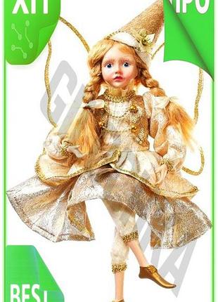 Ve різдвяна фігурка фея у new version золотому 40см прикраса для дому сувенір для свята декор n6w_ver