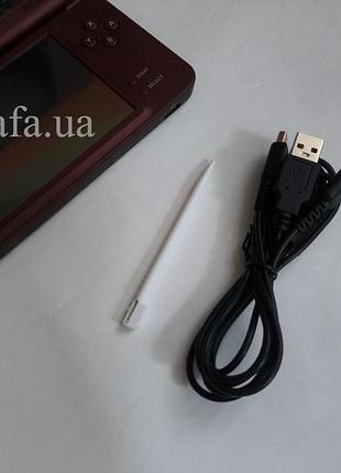 Зарядка зарядное usb кабель шнур для nintendo dsi xl + стилус  ds одним лотом (cable + stylus)