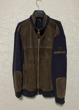 Курточка комбінована шкіра paul&shark