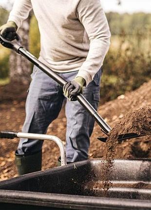 Лопата совковая fiskars ergonomic pro (1066711) 5