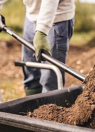 Лопата совковая fiskars ergonomic pro (1066711) 6