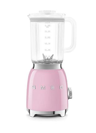 Блендер стационарный smeg (blf03pkeu) retro style 50's - розовый