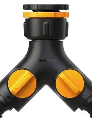 Штуцер двоканальний fiskars 33.3 мм 118 мм (f-1027061)