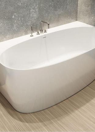 Ванна anna miraggio (0001610) miramarble | глянцевая | белая