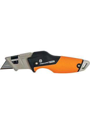 Нож складной fiskars carbonmax folding utility knife (1027224)