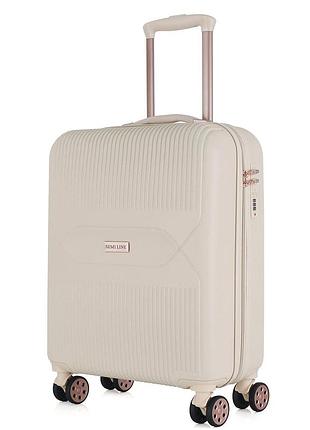 Чемодан semi line 20" (s) ercu (t5786-1), бежевый