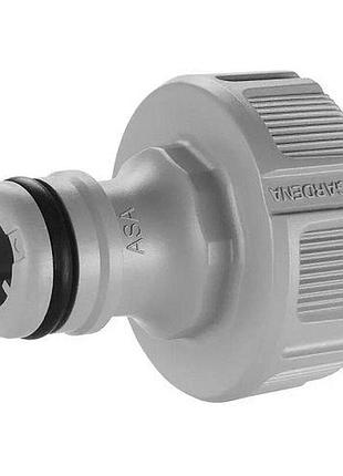 Штуцер gardena резьбовый пластиковый 1/2"
