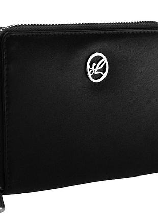 Гаманець жіночий шкіряний semi line rfid black (p8271-0)