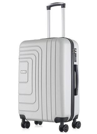 Валіза semi line 24" (m) light grey (t5762-3), світло-сірий