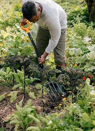 Вилы садовые fiskars solid (1070673) 4