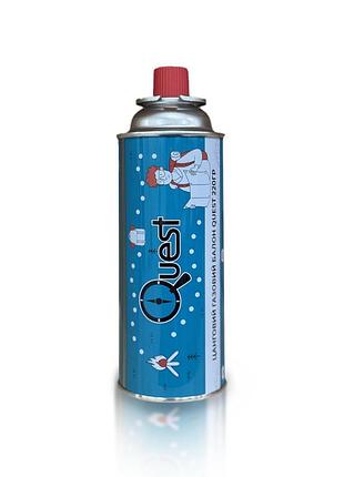 Газовий балон бутановий quest, 220гр