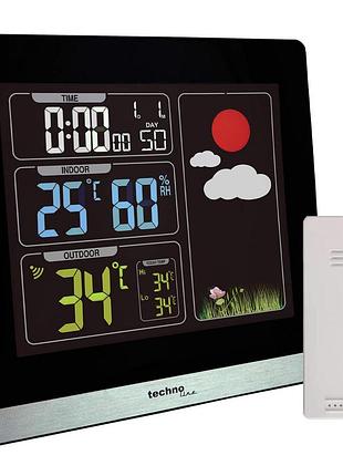 Метеостанция technoline ws6448 black (ws6448), черный