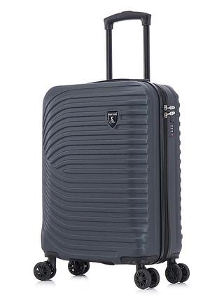 Чемодан semi line 20" (s) navy-green (t5865-1)