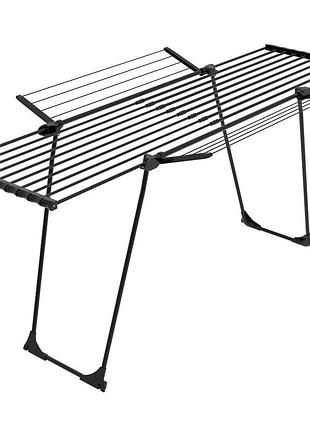 Сушилка для белья напольная casa si casa flex ultra black (cs92180b04h)