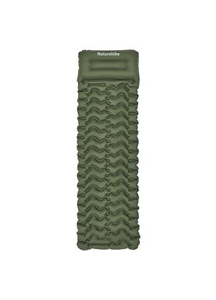 Матрац надувний naturehike (cnk2550ws019) 6.5см - одномісний - 200х60 - зелений