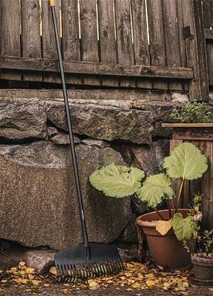 Грабли для листьев fiskars solid (1063090) размер m 6