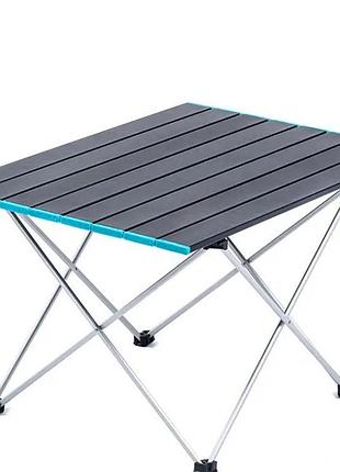 Складной стол naturehike (nh19z008-z) алюміній - розмір l - сірий