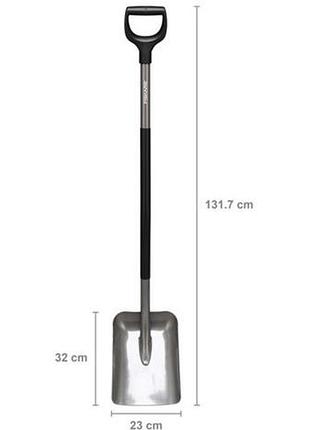 Лопата совковая fiskars ergonomic (1066712) 2