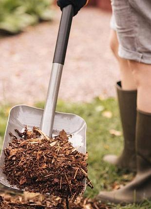 Лопата совковая fiskars ergonomic (1066712) 6