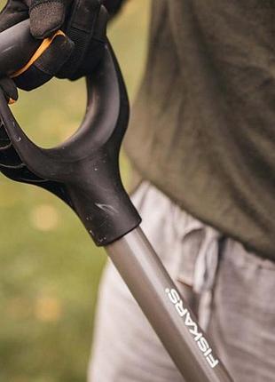Лопата совковая fiskars ergonomic (1066712) 7