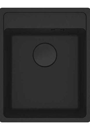 Кухонна мийка franke maris mrg 610-37 tl black edition (114.0699.230) гранітна - врізна - чорний матовий